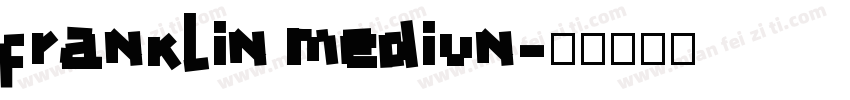 franklin mediun字体转换